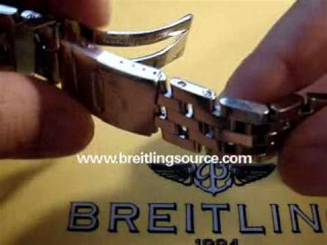 adjusting the size breitling watch bracelet|breitling watch band replacement.